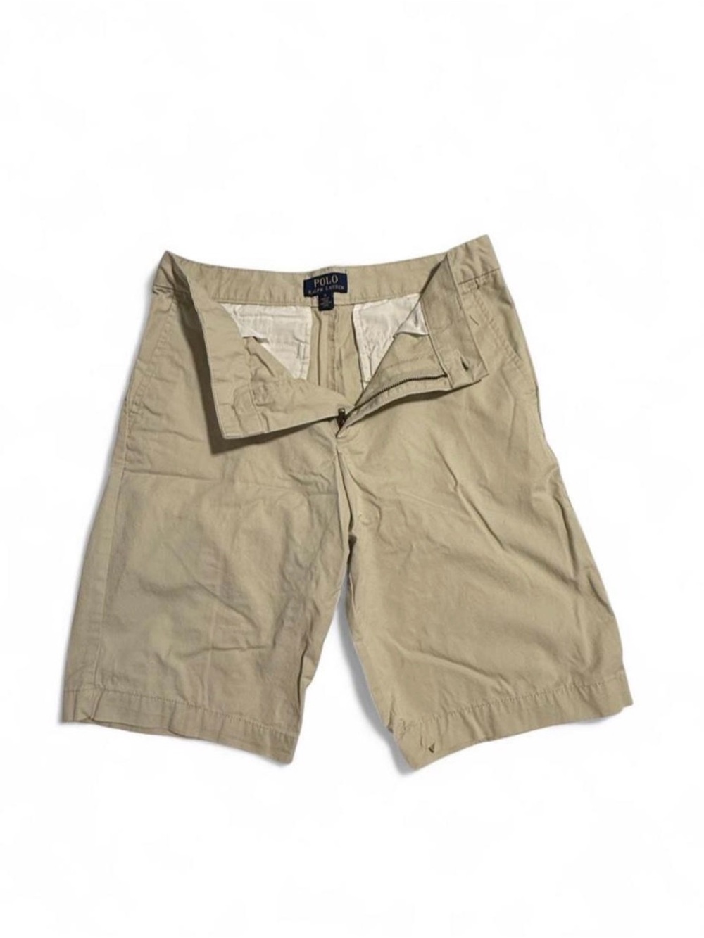 Youth Polo by Ralph Lauren Boy’s Khaki Cotton Shorts Size 16
